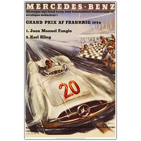 Trademark Fine Art 'Mercedes Benz Grand Pris' Canvas Art, 32x47 V8994-C3247GG